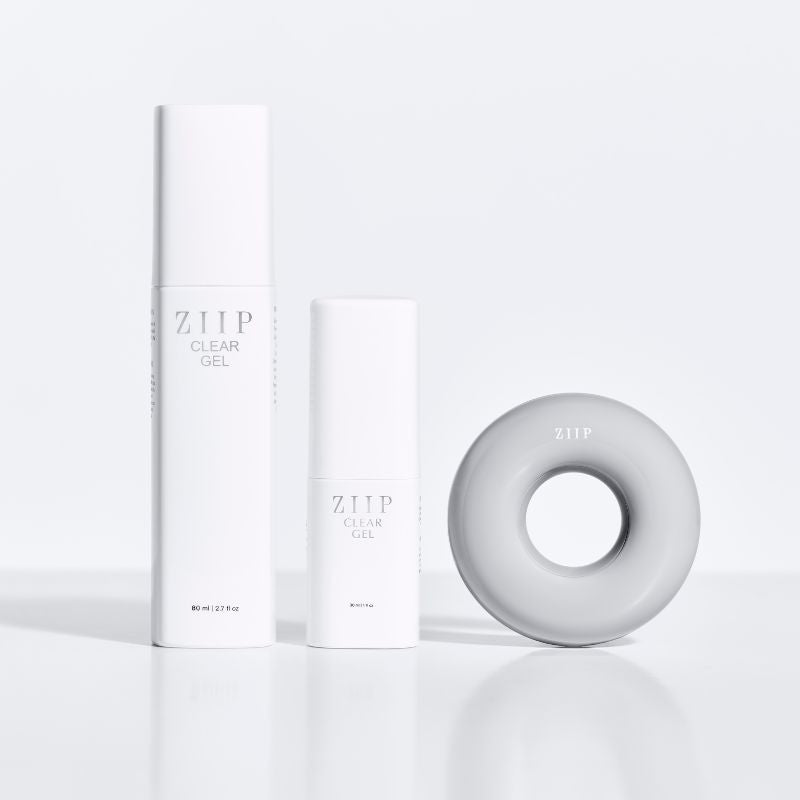 ZIIP DOT Gray & Clear Gel